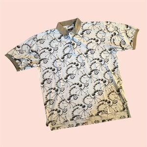 Tabasco Golf Men's Patterned Polo Shirt
